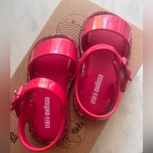 Mini Melissa Mar Glitter Jelly Sandal